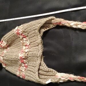 Earflap Beanie with Pom Pom